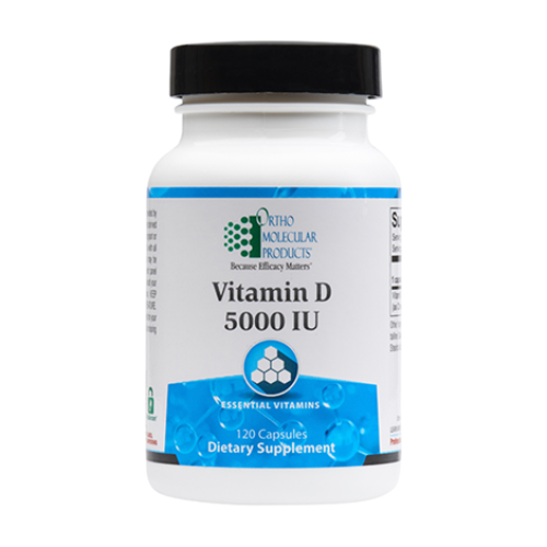 Ortho Molecular Product Vitamin D - 5000 IU - 120 Capsules
