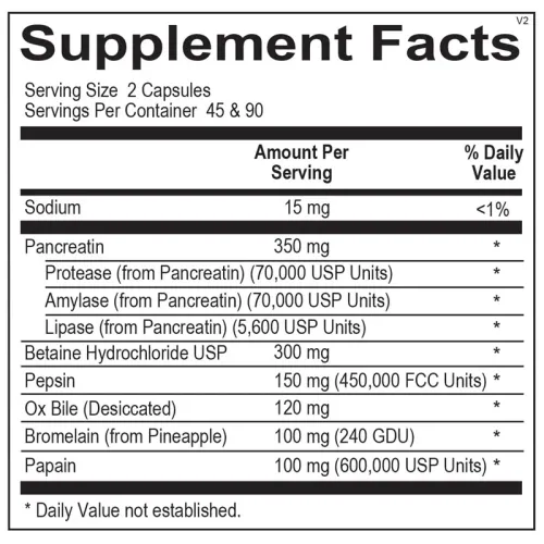 Ortho Molecular - Ortho Digestzyme - 90ct