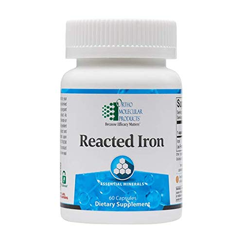 Ortho Molecular, Reacted Iron, 60ct