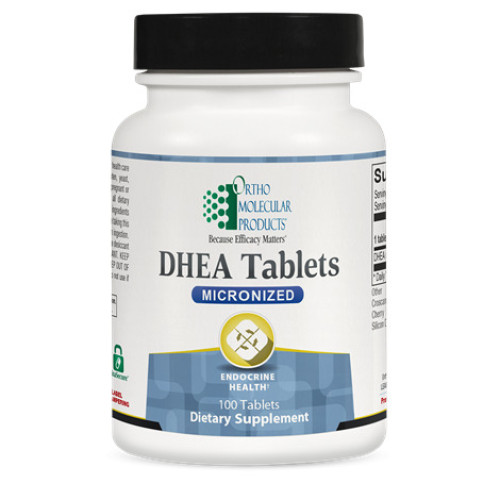 Ortho Molecular, DHEA (Micronized) 5mg, 100Tabs