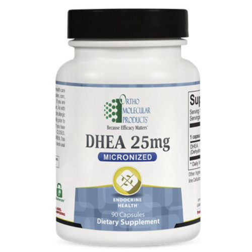 Ortho Molecular, DHEA, 25 mg 90 ct