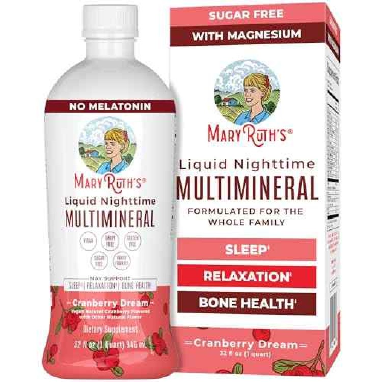 MaryRuth Organics Nighttime Multimineral Extra Strength | 32 Servings