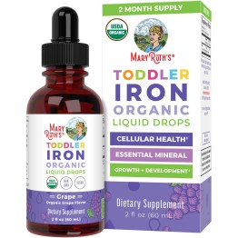 MaryRuth Organics Iron Supplement for Toddlers | 2 Fl Oz