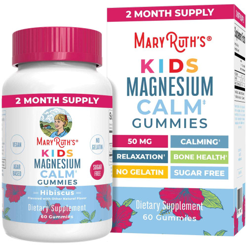 MaryRuth Organics Kids Magnesium Gummies | 60 Count