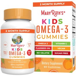 MaryRuth Organics Omega 3 Gummies for Kids | 60 Count