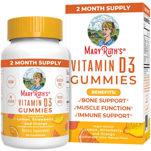 MaryRuth Organics Vitamin D3 Gummies | 60 Count