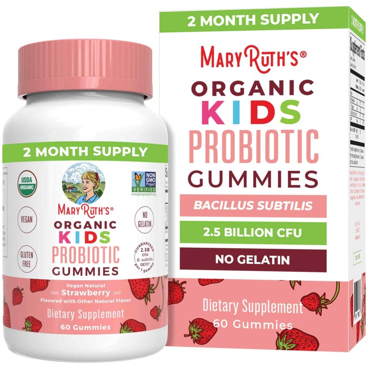 MaryRuth Organics Kids Probiotics Gummies | 60 Count