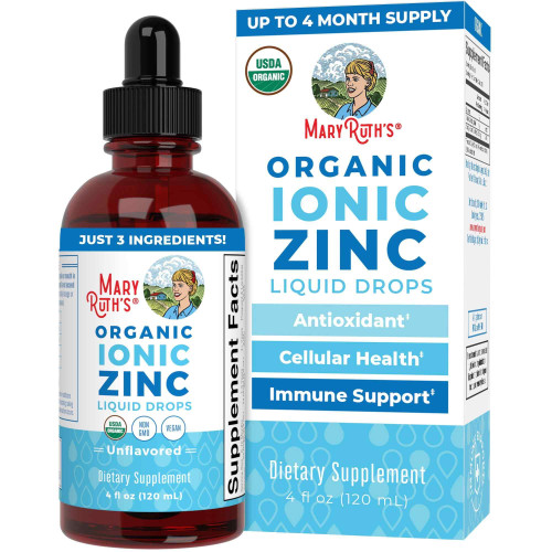 MaryRuth Organics Zinc Supplement | 4 Fl Oz