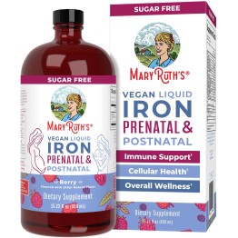 MaryRuth Organics Prenatal Iron Supplement | 15.22 Fl Oz