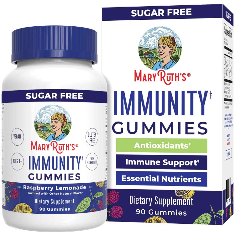 MaryRuth Organics Immunity Gummies for Kids & Adults | 90 Count