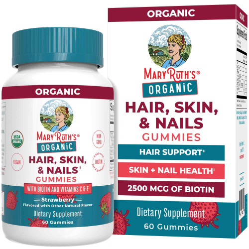 MaryRuth Organics Hair, Skin & Nails Gummies | 60 Count